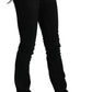 Chic Black Mid Waist Slim Fit Denim Jeans - SEHABRANDS