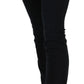 Chic Black Slim Fit Low Waist Denim - SEHABRANDS