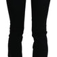 Chic Black Slim Fit Low Waist Denim - SEHABRANDS