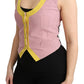 Dolce & Gabbana Chic Sleeveless Vest in Pink Hues