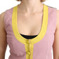 Dolce & Gabbana Chic Sleeveless Vest in Pink Hues