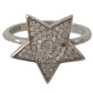 Chic Silver CZ Crystal Women's Statement Ring - SEHABRANDS