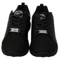 Elegant Black Gisella Sneakers - SEHABRANDS