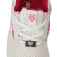 Chic White Becky Sneakers with Pink Accents - SEHABRANDS