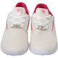 Chic White Becky Sneakers with Pink Accents - SEHABRANDS