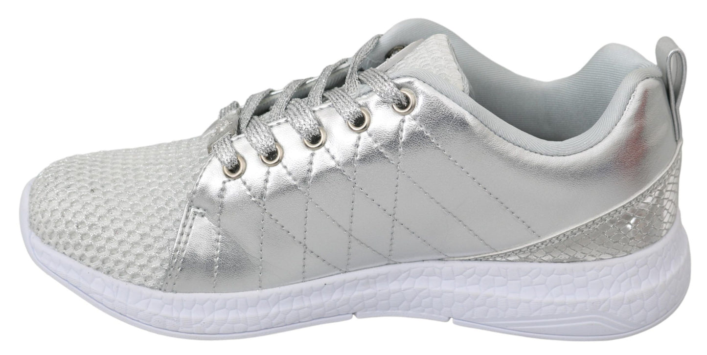 Sleek Silver Sneakers for Trendsetters - SEHABRANDS