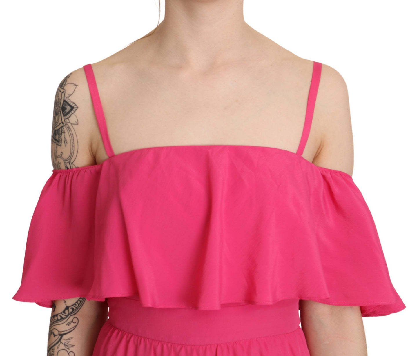 Elegant Off Shoulder A-Line Dress - SEHABRANDS