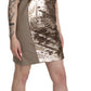 Glamorous V-Neck Sleeveless Sequin Mini Dress - SEHABRANDS