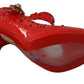 Dolce & Gabbana Chic Red Crystal Cinderella Pumps