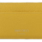 Sunshine Yellow Leather Card Holder - SEHABRANDS