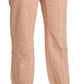 Chic Beige Cropped Cotton Pants - SEHABRANDS