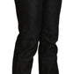 Chic Black Mid Waist Skinny Jeans - SEHABRANDS