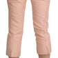 Chic Pink Skinny Capri Pants - SEHABRANDS