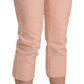 Chic Pink Skinny Capri Pants - SEHABRANDS