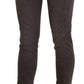 Chic Brown Low Waist Skinny Trousers - SEHABRANDS