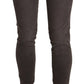 Chic Brown Low Waist Skinny Trousers - SEHABRANDS