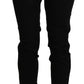 Chic High Waist Cropped Black Jeans - SEHABRANDS