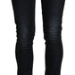 Sleek Black Washed Skinny Jeans - SEHABRANDS