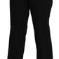 Elegant High Waist Black Pants - SEHABRANDS