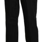 Elegant High Waist Black Pants - SEHABRANDS