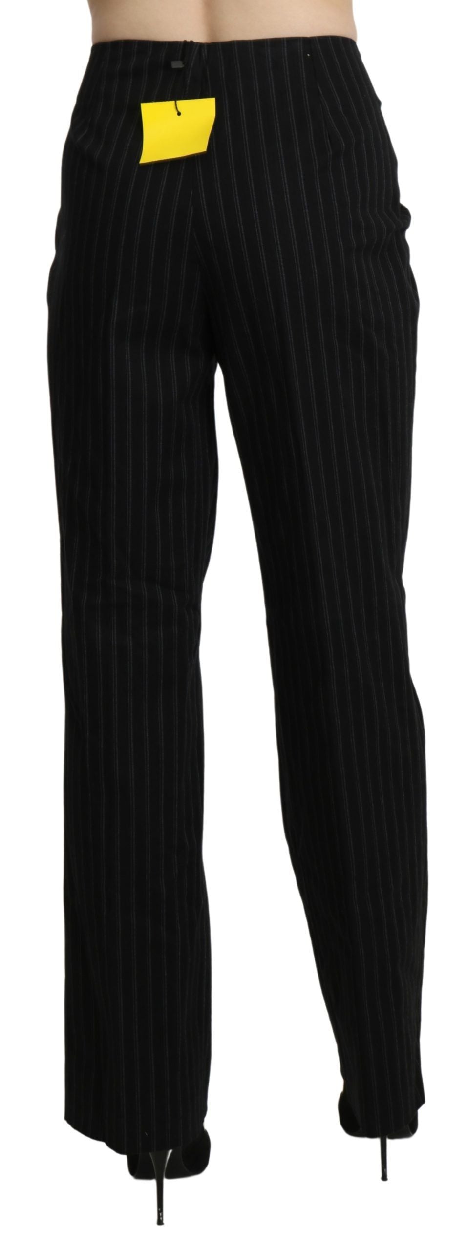 Elegant High Waist Black Pants - SEHABRANDS