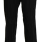 Elegant High Waist Black Pants - SEHABRANDS