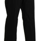 Elegant High Waist Black Pants - SEHABRANDS