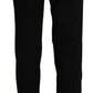 Elegant High Waist Straight Black Trousers - SEHABRANDS