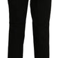 Elegant High Waist Straight Black Pants - SEHABRANDS