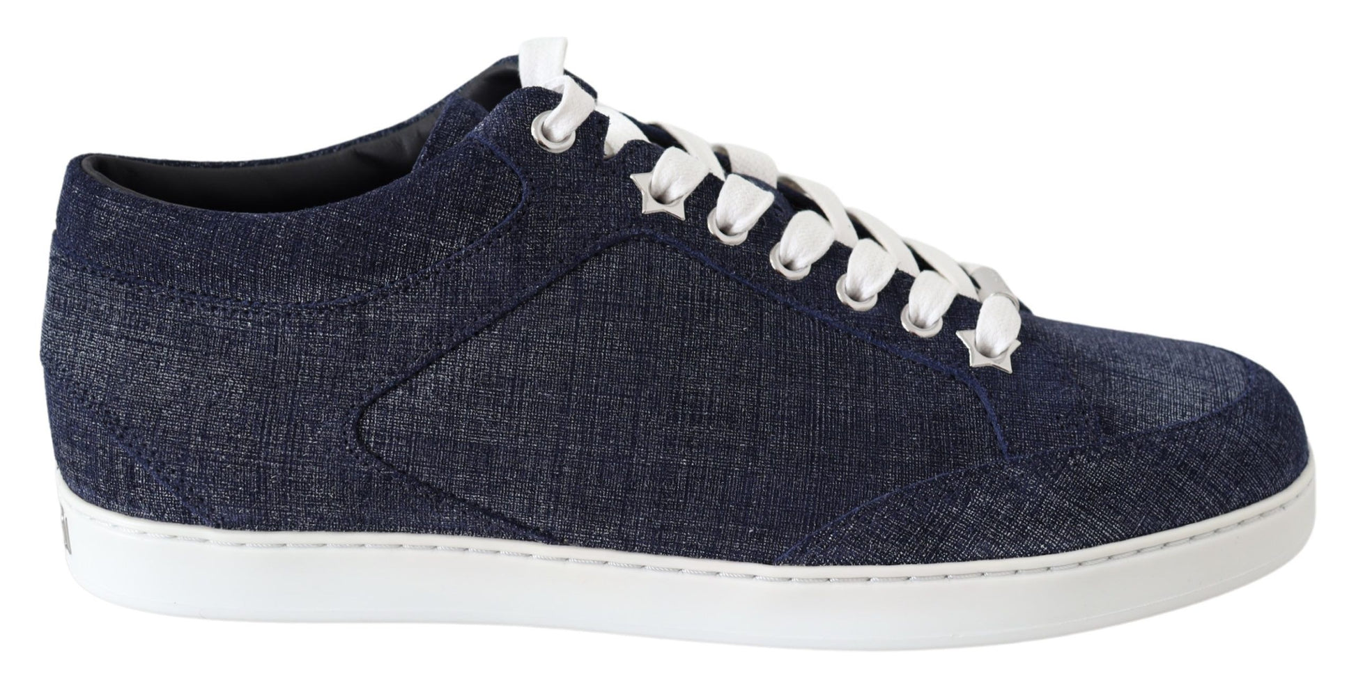 Chic Slip-On Blue Denim Suede Sneakers - SEHABRANDS