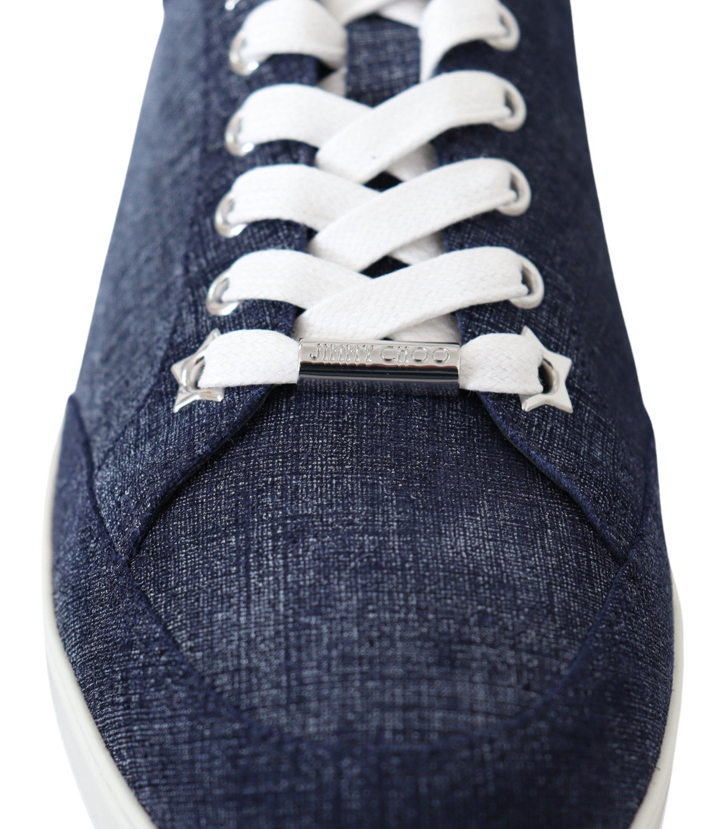 Chic Slip-On Blue Denim Suede Sneakers - SEHABRANDS