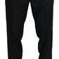 Dolce & Gabbana Elegant Black Virgin Wool Cropped Pants