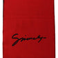 Elegant Red Wool Blend Unisex Scarf - SEHABRANDS