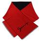 Elegant Red Wool Blend Unisex Scarf - SEHABRANDS