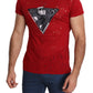 Radiant Red Cotton Tee Perfect For Everyday Style - SEHABRANDS