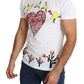 Dolce & Gabbana Chic Saint Valentine Print Crew Neck T-Shirt