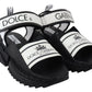 Dolce & Gabbana Super King Slider Sandals in Monochrome