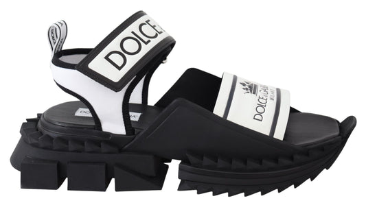 Dolce & Gabbana Super King Slider Sandals in Monochrome