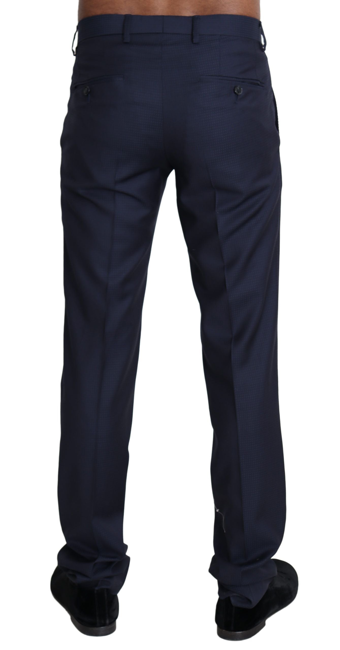 Dolce & Gabbana Elegant Slim Fit Wool Blend Dress Pants