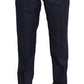 Dolce & Gabbana Elegant Slim Fit Wool Blend Dress Pants