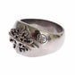 Sterling Silver Rhodium Men's Statement Ring - SEHABRANDS