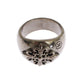 Sterling Silver Rhodium Men's Statement Ring - SEHABRANDS