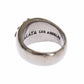 Sterling Silver Rhodium Men's Statement Ring - SEHABRANDS