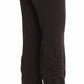 Chic Brown Casual Trousers for Sophisticated Style - SEHABRANDS