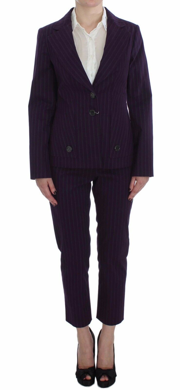 Elegant Striped Pant & Blazer Suit - SEHABRANDS