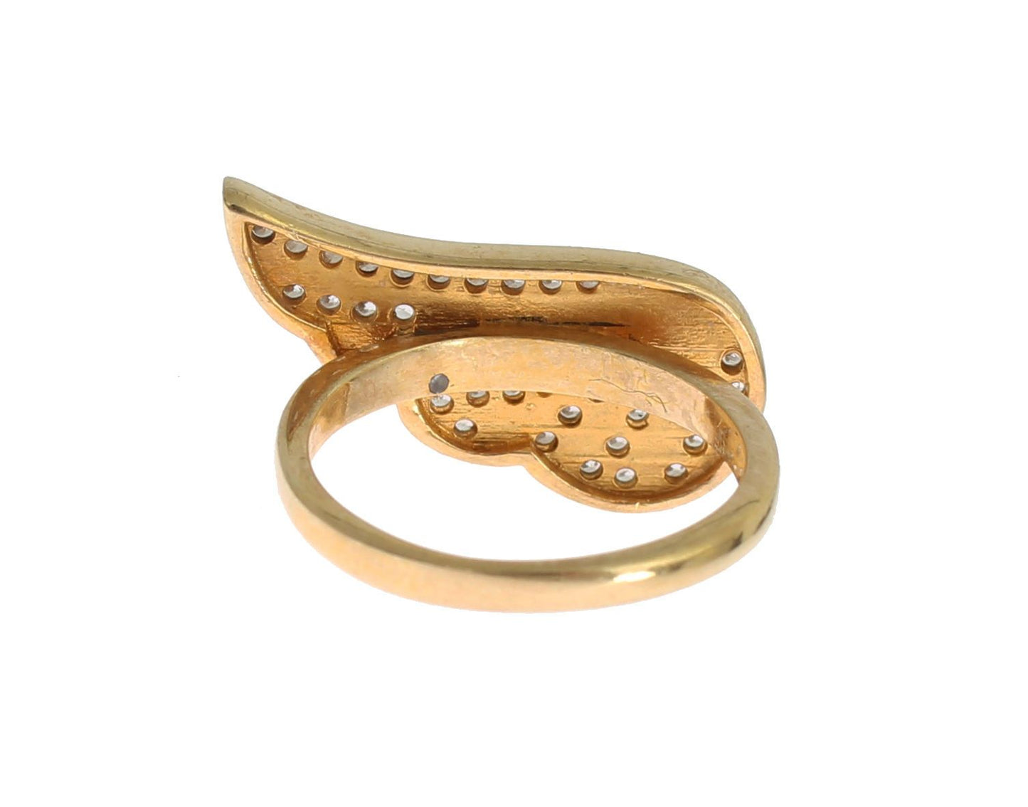 Glamorous Gold Plated Crystal Ring - SEHABRANDS