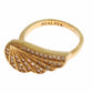 Glamorous Gold Plated Crystal Ring - SEHABRANDS