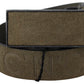 Chic Army Green Velvet Buckle Leather Belt - SEHABRANDS