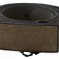 Chic Army Green Velvet Buckle Leather Belt - SEHABRANDS