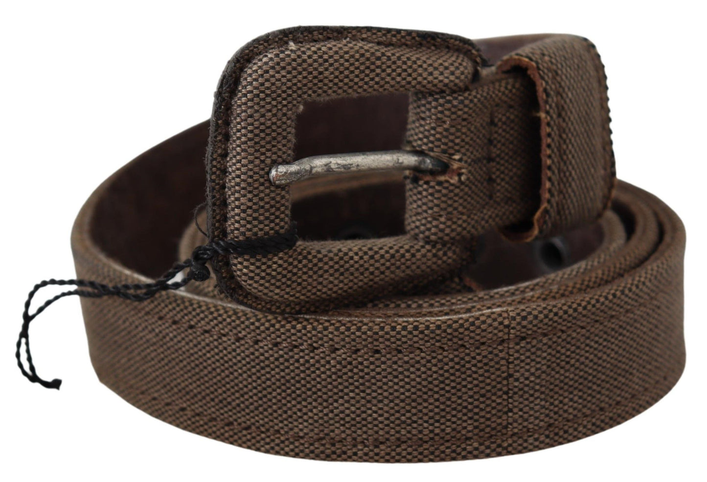 Elegant Brown Leather Waist Belt - SEHABRANDS